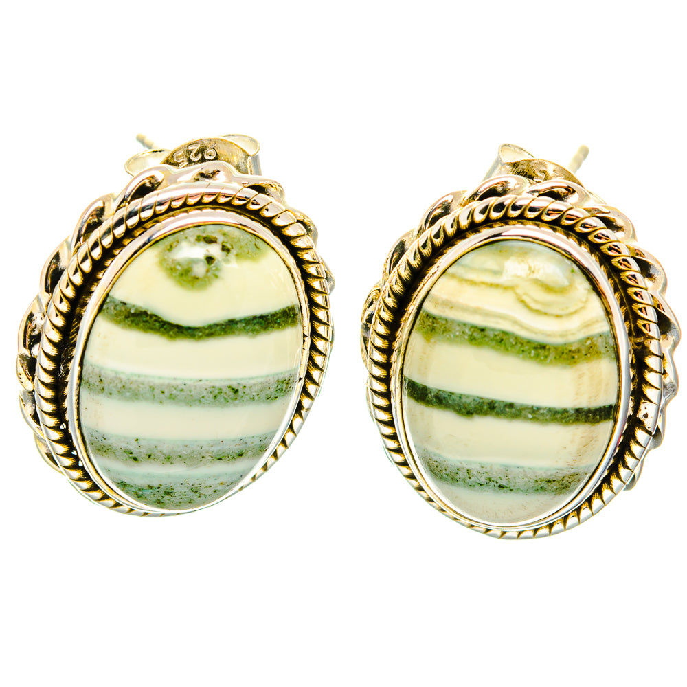 Ocean Jasper Earrings handcrafted by Ana Silver Co - EARR426559 - Photo 2