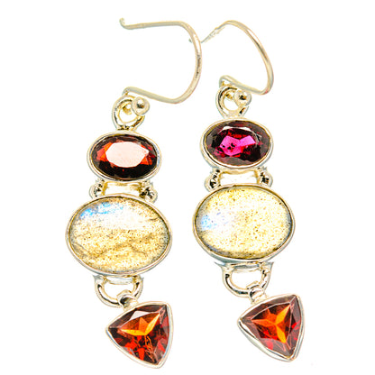 Labradorite Earrings handcrafted by Ana Silver Co - EARR426569 - Photo 2