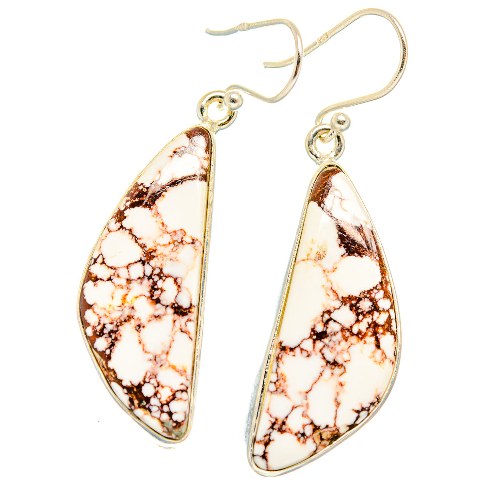 Wild Horse Jasper Earrings handcrafted by Ana Silver Co - EARR426579 - Photo 2