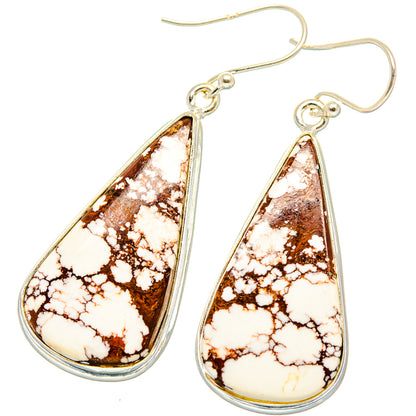 Wild Horse Jasper Earrings handcrafted by Ana Silver Co - EARR426581 - Photo 2