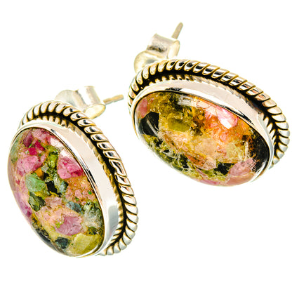 Tourmaline Earrings handcrafted by Ana Silver Co - EARR426592 - Photo 2