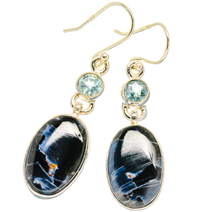 Pietersite Earrings handcrafted by Ana Silver Co - EARR426598 - Photo 2