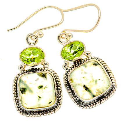 Prehnite Earrings handcrafted by Ana Silver Co - EARR426615 - Photo 2