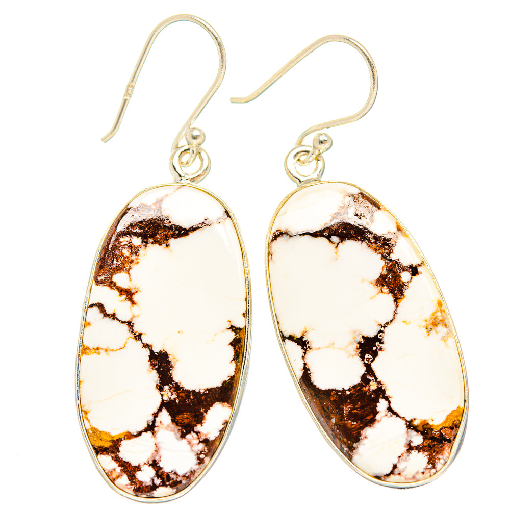 Wild Horse Jasper Earrings handcrafted by Ana Silver Co - EARR426631 - Photo 2
