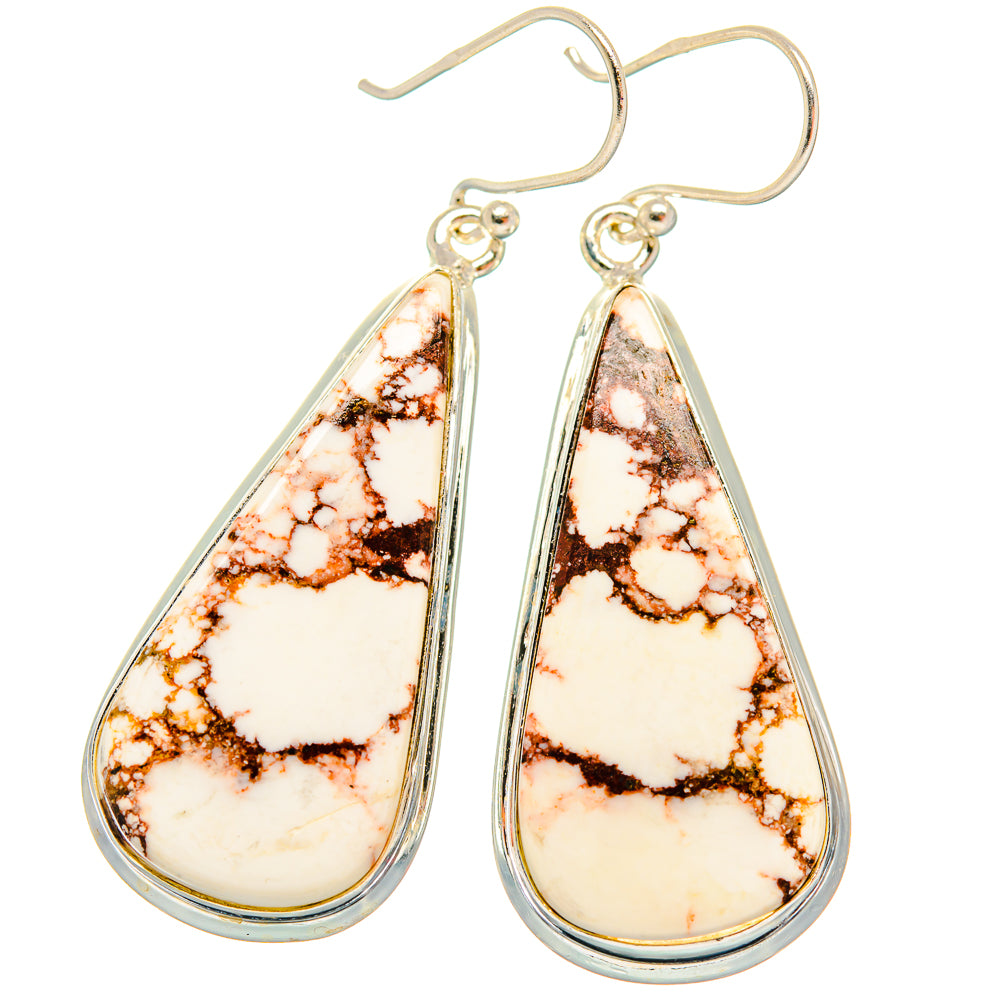 Wild Horse Jasper Earrings handcrafted by Ana Silver Co - EARR426647 - Photo 2