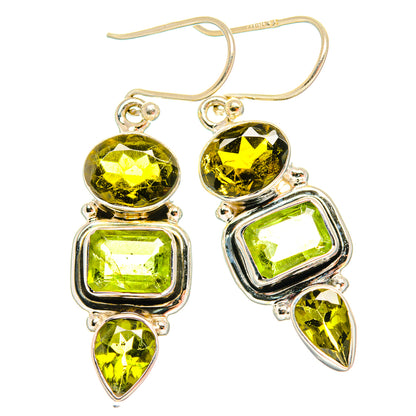 Peridot Earrings handcrafted by Ana Silver Co - EARR426655 - Photo 2