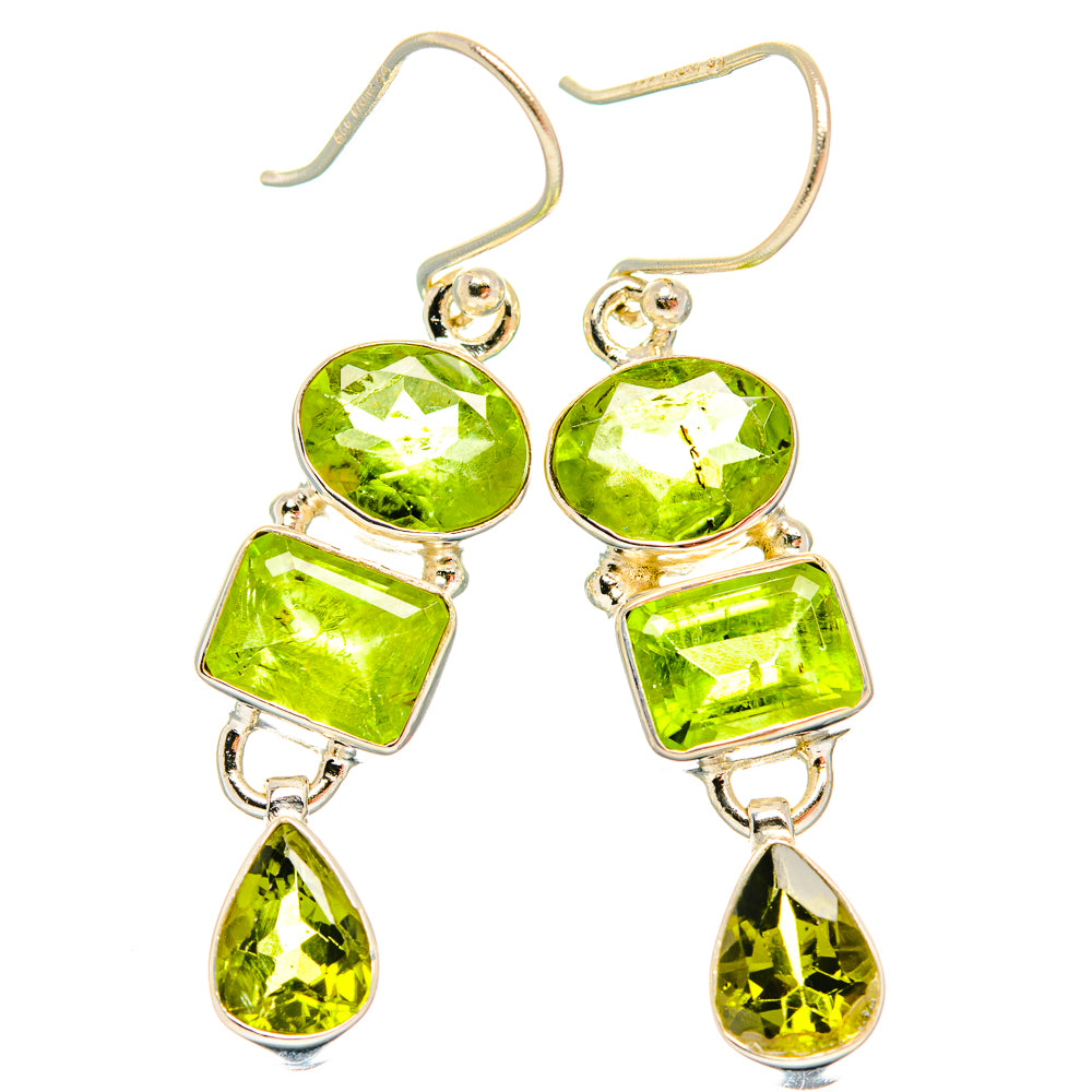 Peridot Earrings handcrafted by Ana Silver Co - EARR426659 - Photo 2