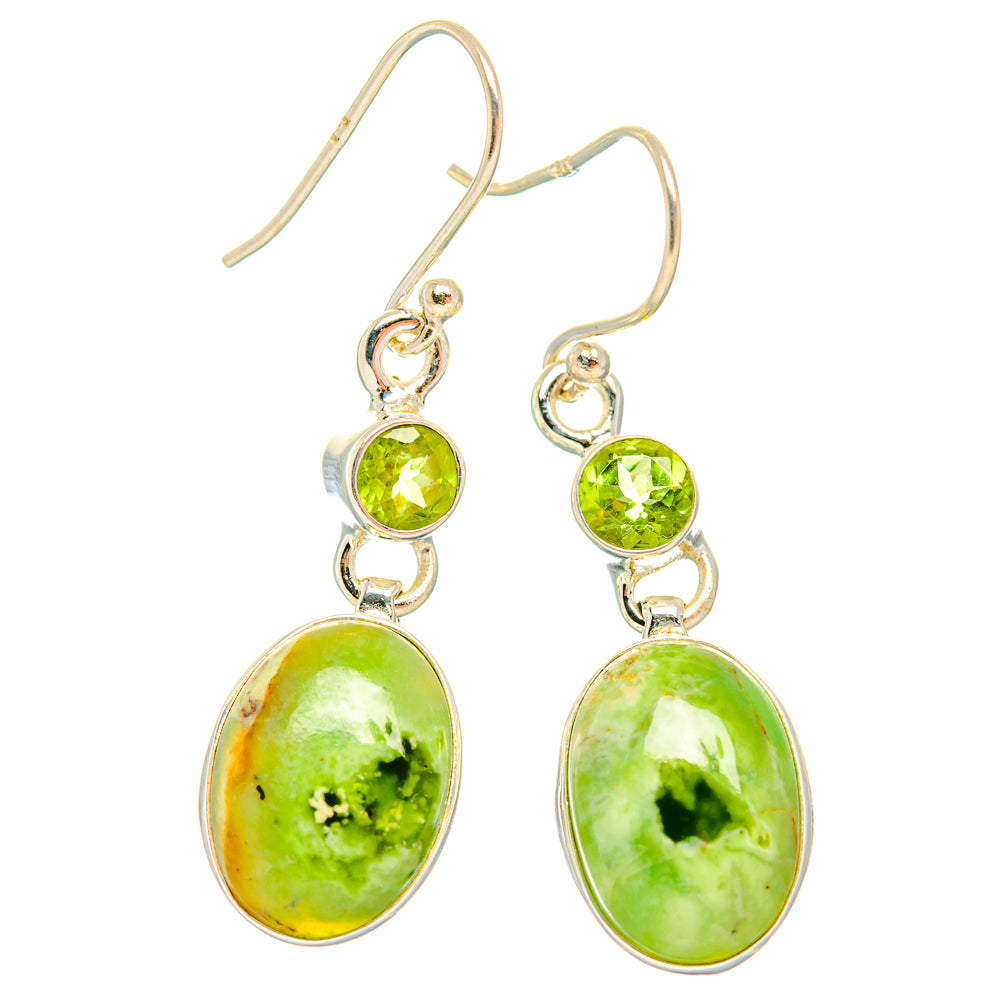 Rainforest Jasper Earrings handcrafted by Ana Silver Co - EARR426664 - Photo 2