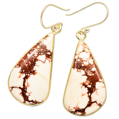 Wild Horse Jasper Earrings handcrafted by Ana Silver Co - EARR426669 - Photo 2