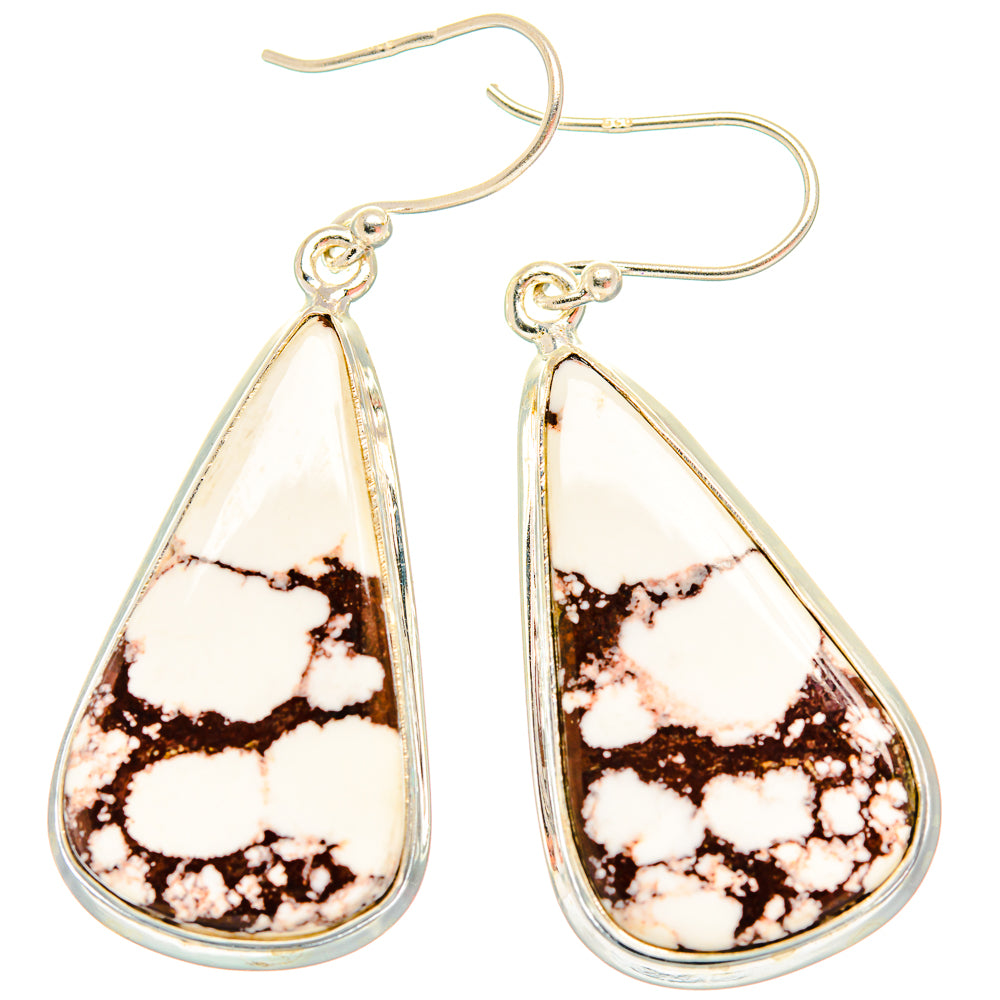 Wild Horse Jasper Earrings handcrafted by Ana Silver Co - EARR426680 - Photo 2