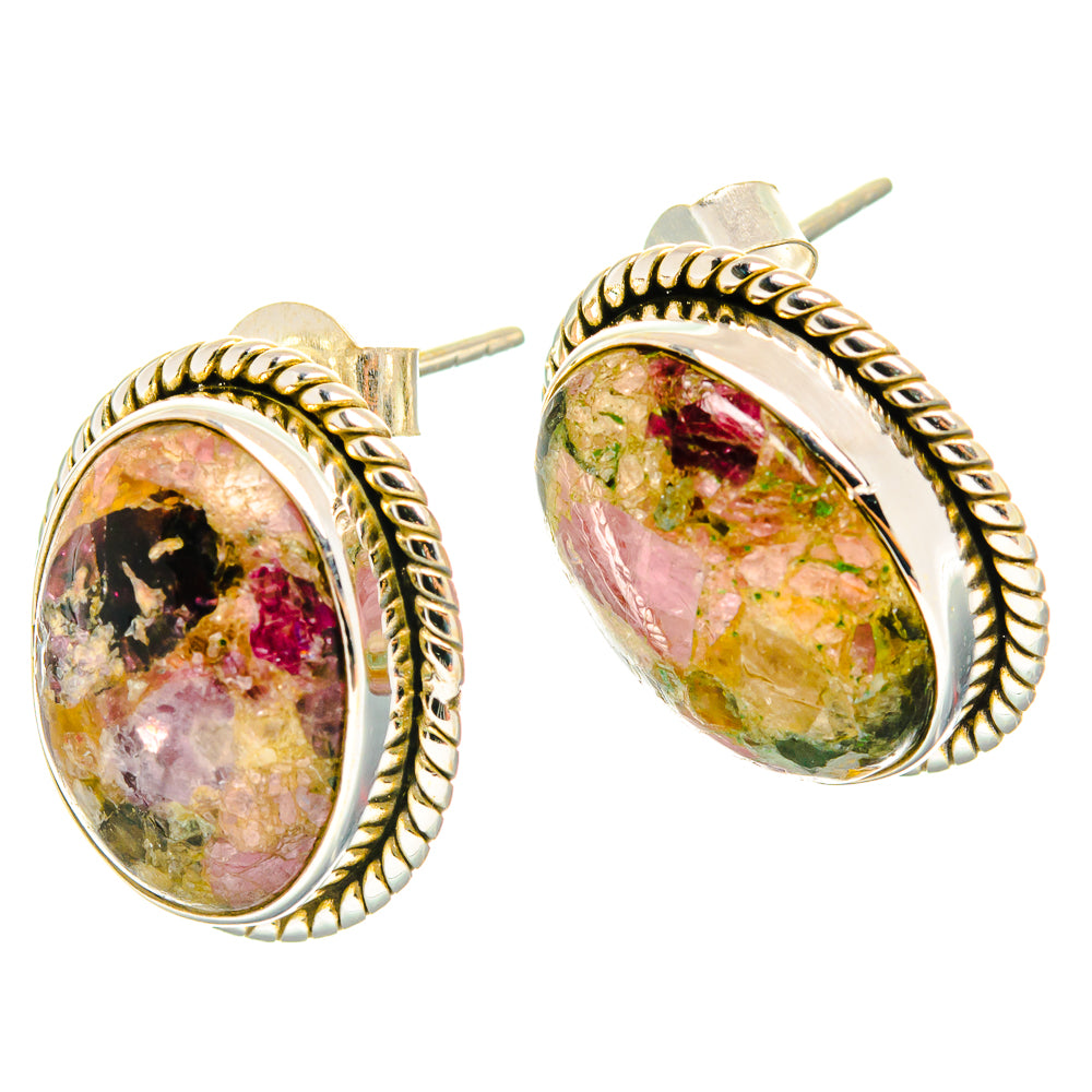 Tourmaline Earrings handcrafted by Ana Silver Co - EARR426694 - Photo 2