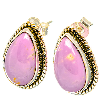 Phosphosiderite Earrings handcrafted by Ana Silver Co - EARR426696 - Photo 2