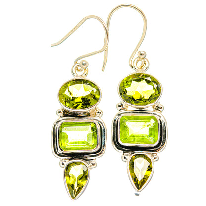 Peridot Earrings handcrafted by Ana Silver Co - EARR426702 - Photo 2