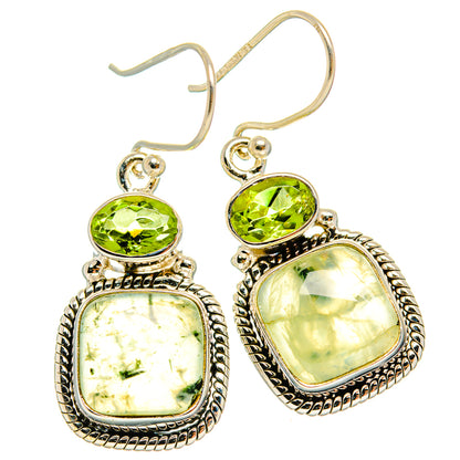 Prehnite Earrings handcrafted by Ana Silver Co - EARR426715 - Photo 2