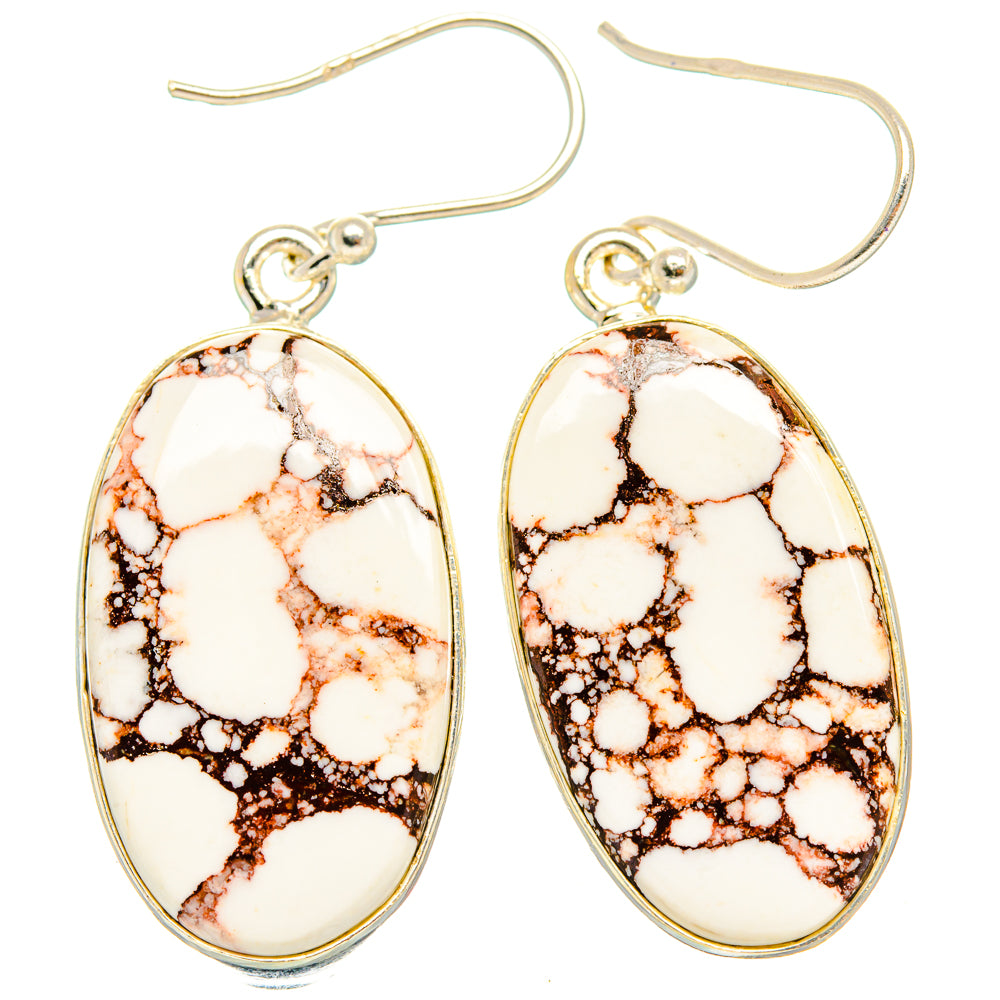 Wild Horse Jasper Earrings handcrafted by Ana Silver Co - EARR426720 - Photo 2