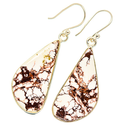 Wild Horse Jasper Earrings handcrafted by Ana Silver Co - EARR426727 - Photo 2