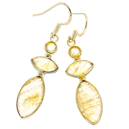 Labradorite Earrings handcrafted by Ana Silver Co - EARR426733 - Photo 2