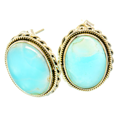 Larimar Earrings handcrafted by Ana Silver Co - EARR426735 - Photo 2