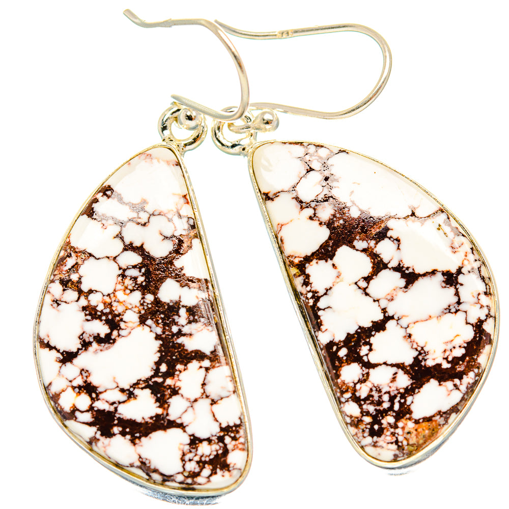 Wild Horse Jasper Earrings handcrafted by Ana Silver Co - EARR426742 - Photo 2