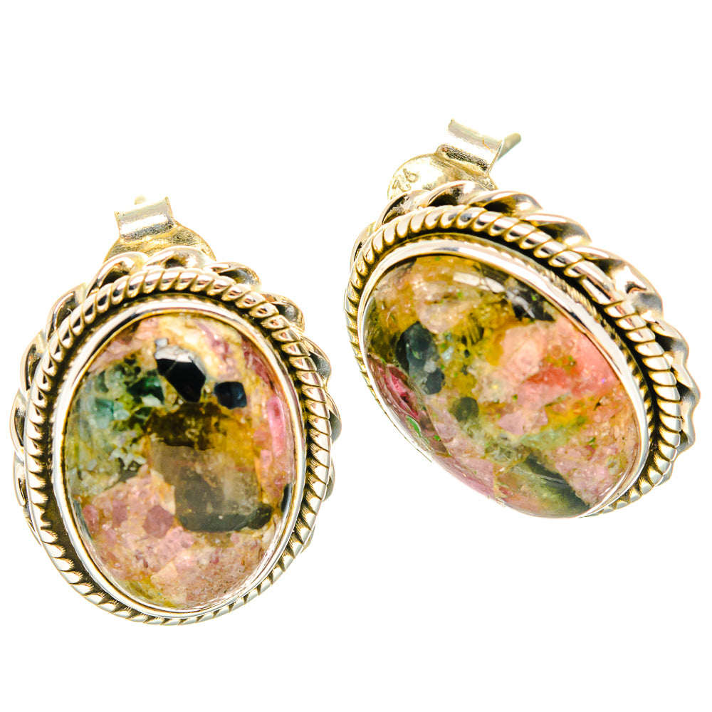 Tourmaline Earrings handcrafted by Ana Silver Co - EARR426747 - Photo 2