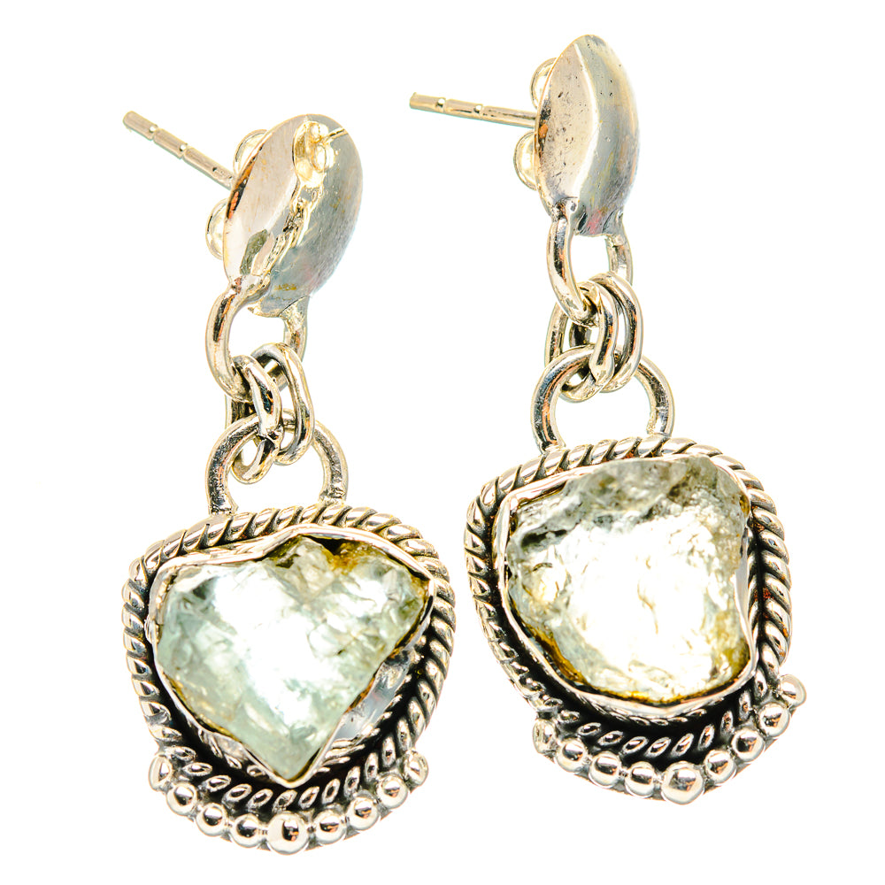 Aquamarine Earrings handcrafted by Ana Silver Co - EARR426758 - Photo 2