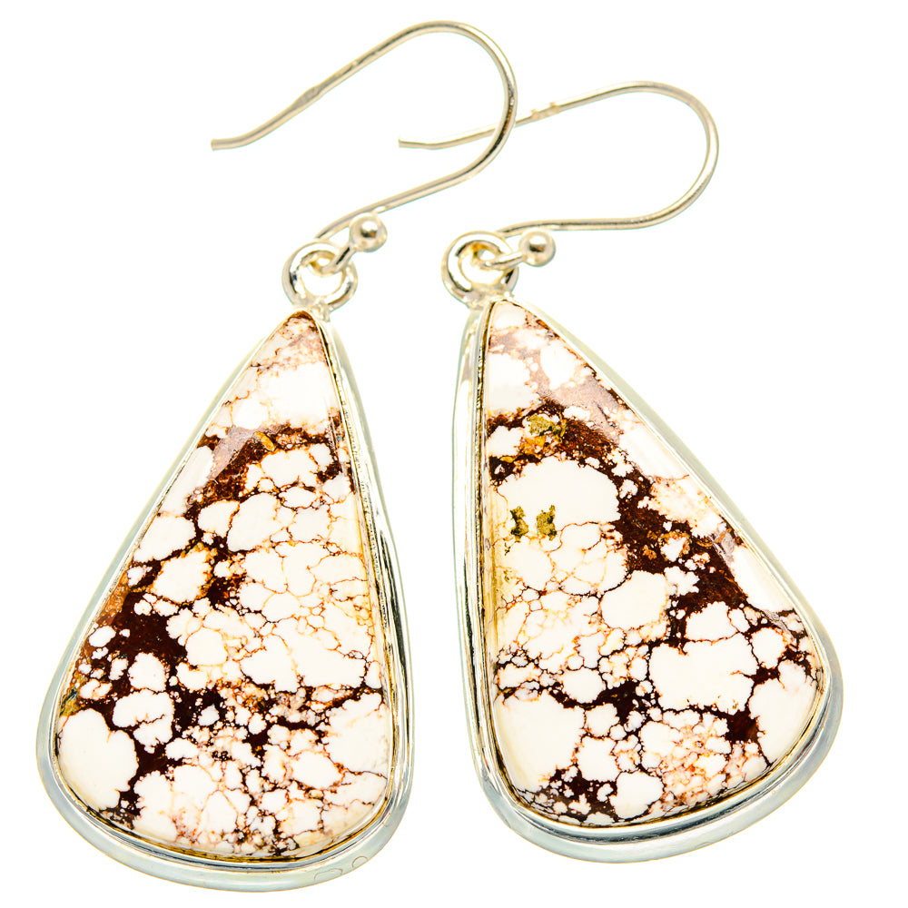 Wild Horse Jasper Earrings handcrafted by Ana Silver Co - EARR426759 - Photo 2