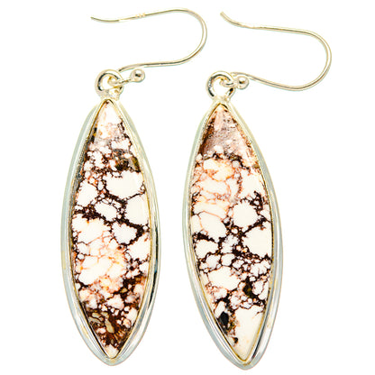 Wild Horse Jasper Earrings handcrafted by Ana Silver Co - EARR426768 - Photo 2