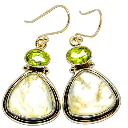 Prehnite Earrings handcrafted by Ana Silver Co - EARR426773 - Photo 2