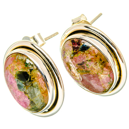 Tourmaline Earrings handcrafted by Ana Silver Co - EARR426781 - Photo 2