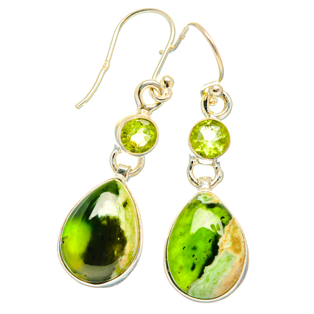 Rainforest Opal Earrings handcrafted by Ana Silver Co - EARR426790 - Photo 2