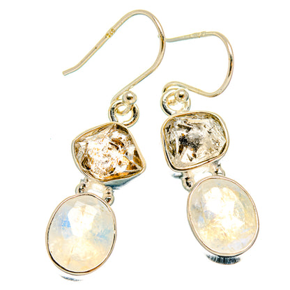 Rainbow Moonstone Earrings handcrafted by Ana Silver Co - EARR426794 - Photo 2