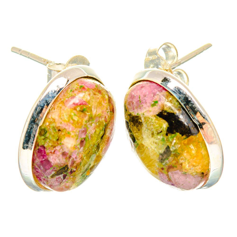 Tourmaline Earrings handcrafted by Ana Silver Co - EARR426810 - Photo 2