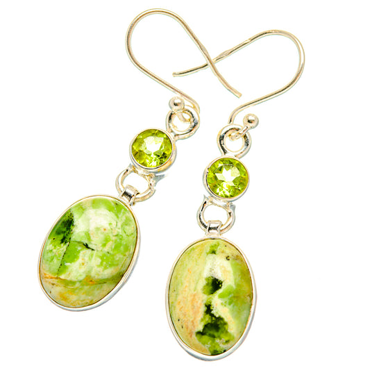 Rainforest Opal Earrings handcrafted by Ana Silver Co - EARR426813 - Photo 2