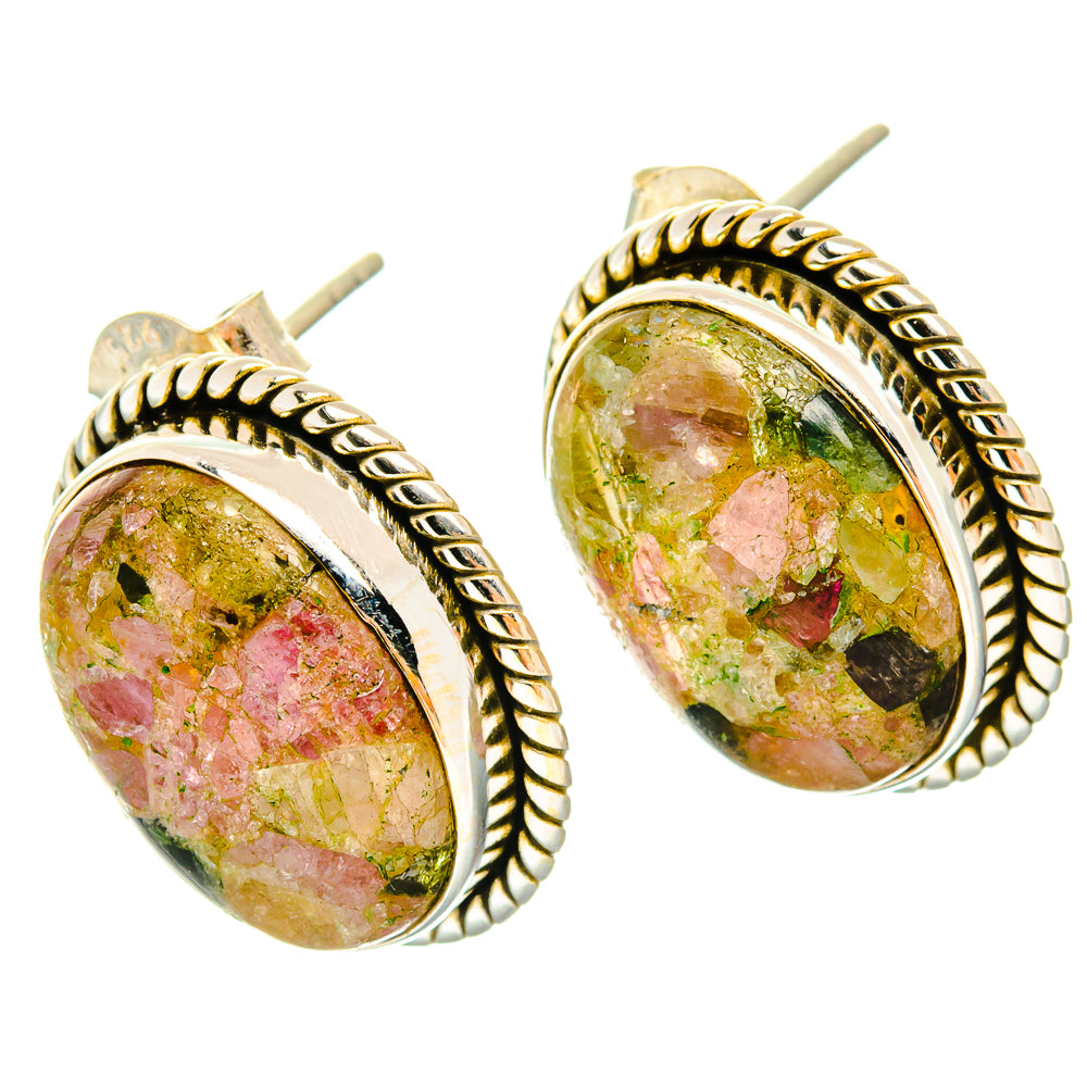 Tourmaline Earrings handcrafted by Ana Silver Co - EARR426817 - Photo 2