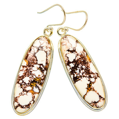 Wild Horse Jasper Earrings handcrafted by Ana Silver Co - EARR426821 - Photo 2
