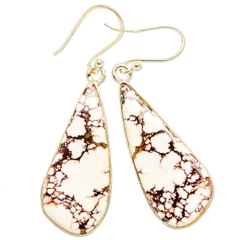 Wild Horse Jasper Earrings handcrafted by Ana Silver Co - EARR426838 - Photo 2