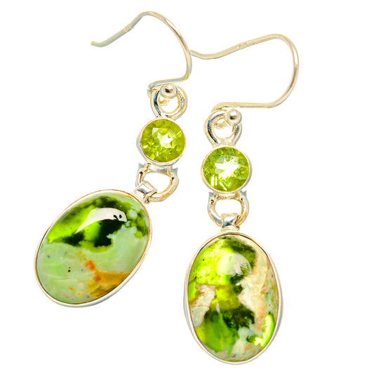 Rainforest Opal Earrings handcrafted by Ana Silver Co - EARR426849 - Photo 2