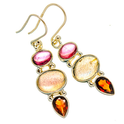 Labradorite Earrings handcrafted by Ana Silver Co - EARR426876 - Photo 2