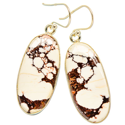 Wild Horse Jasper Earrings handcrafted by Ana Silver Co - EARR426878 - Photo 2