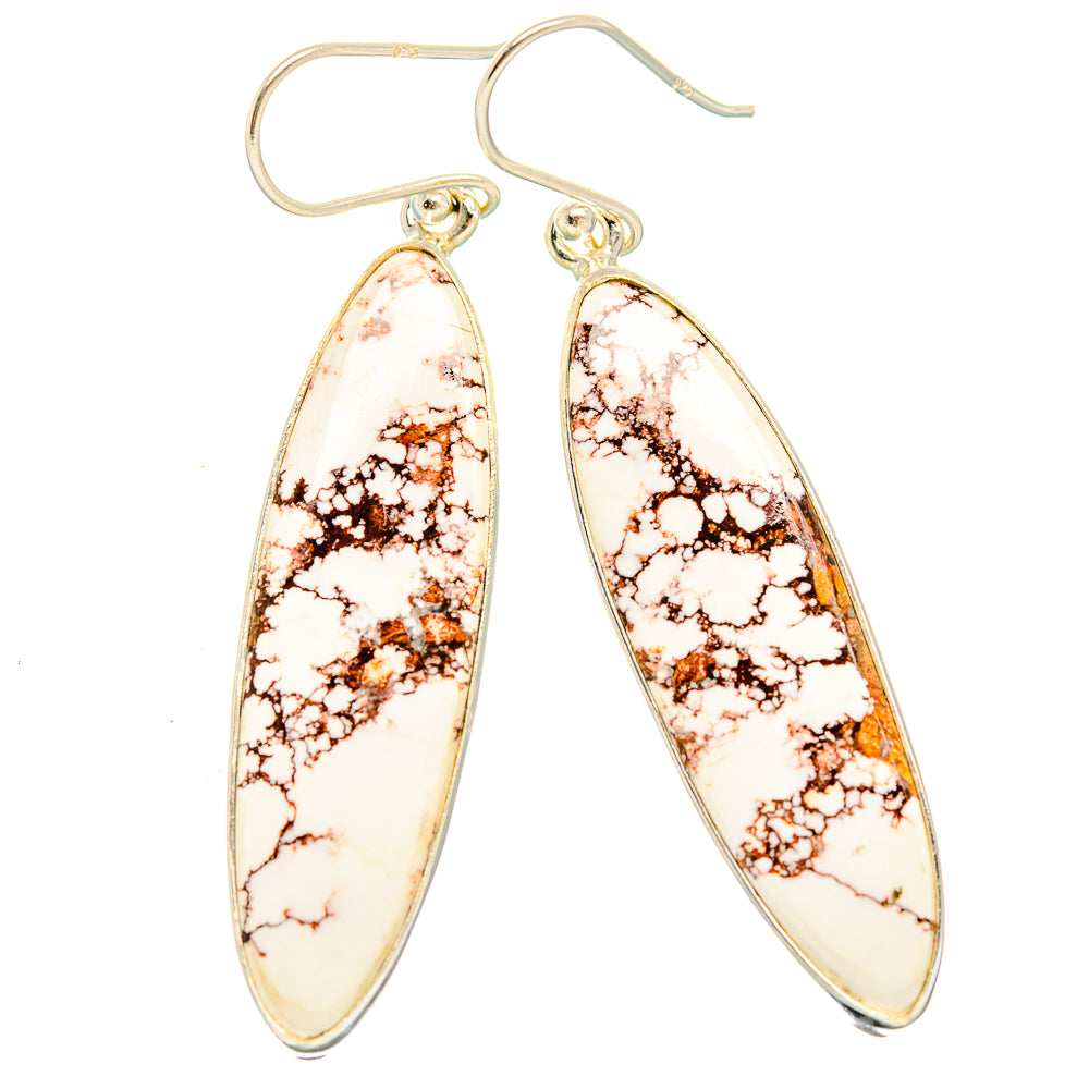 Wild Horse Jasper Earrings handcrafted by Ana Silver Co - EARR426891 - Photo 2