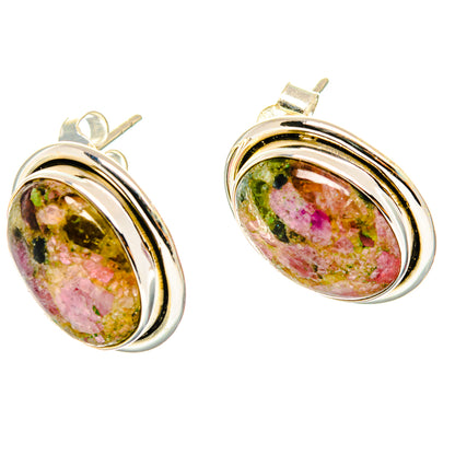 Tourmaline Earrings handcrafted by Ana Silver Co - EARR426900 - Photo 2