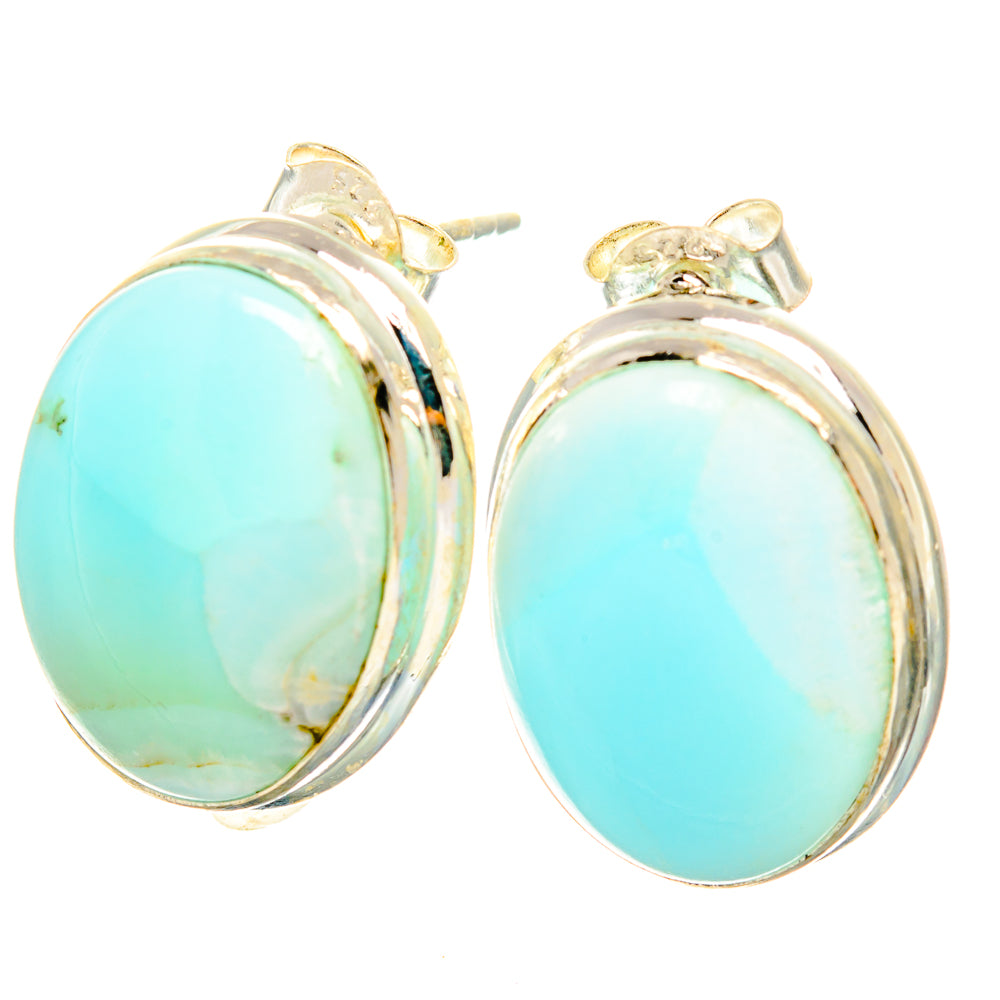 Larimar Earrings handcrafted by Ana Silver Co - EARR426911 - Photo 2