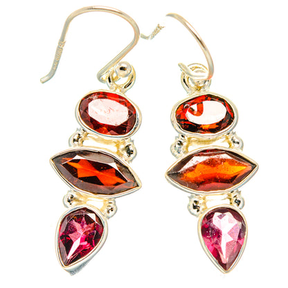 Garnet Earrings handcrafted by Ana Silver Co - EARR426912 - Photo 2