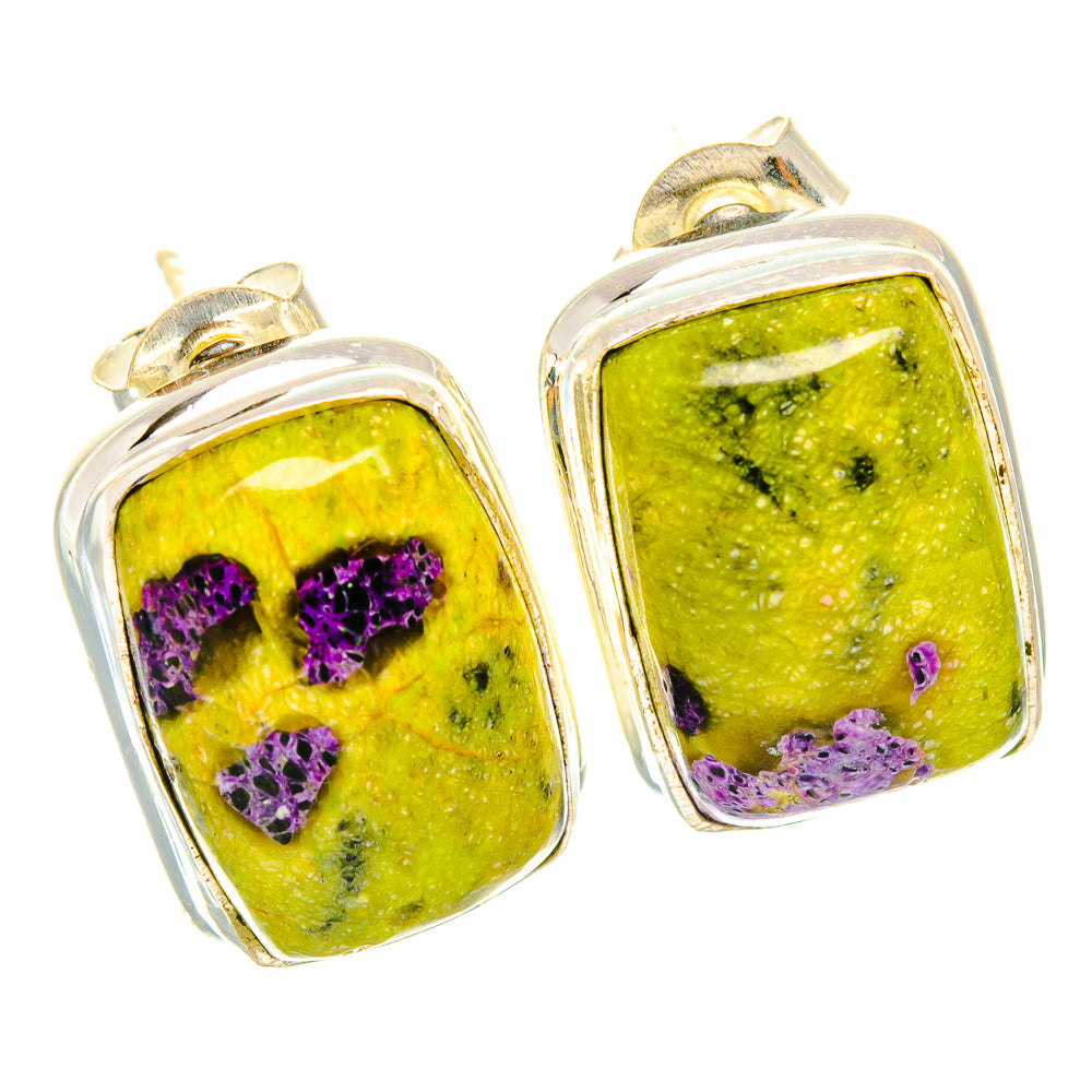Atlantisite Earrings handcrafted by Ana Silver Co - EARR426913 - Photo 2