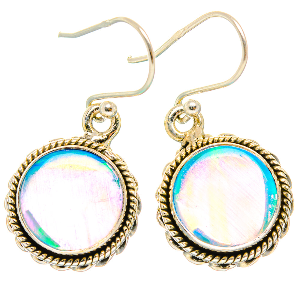 Aura Opal Earrings handcrafted by Ana Silver Co - EARR426928 - Photo 2