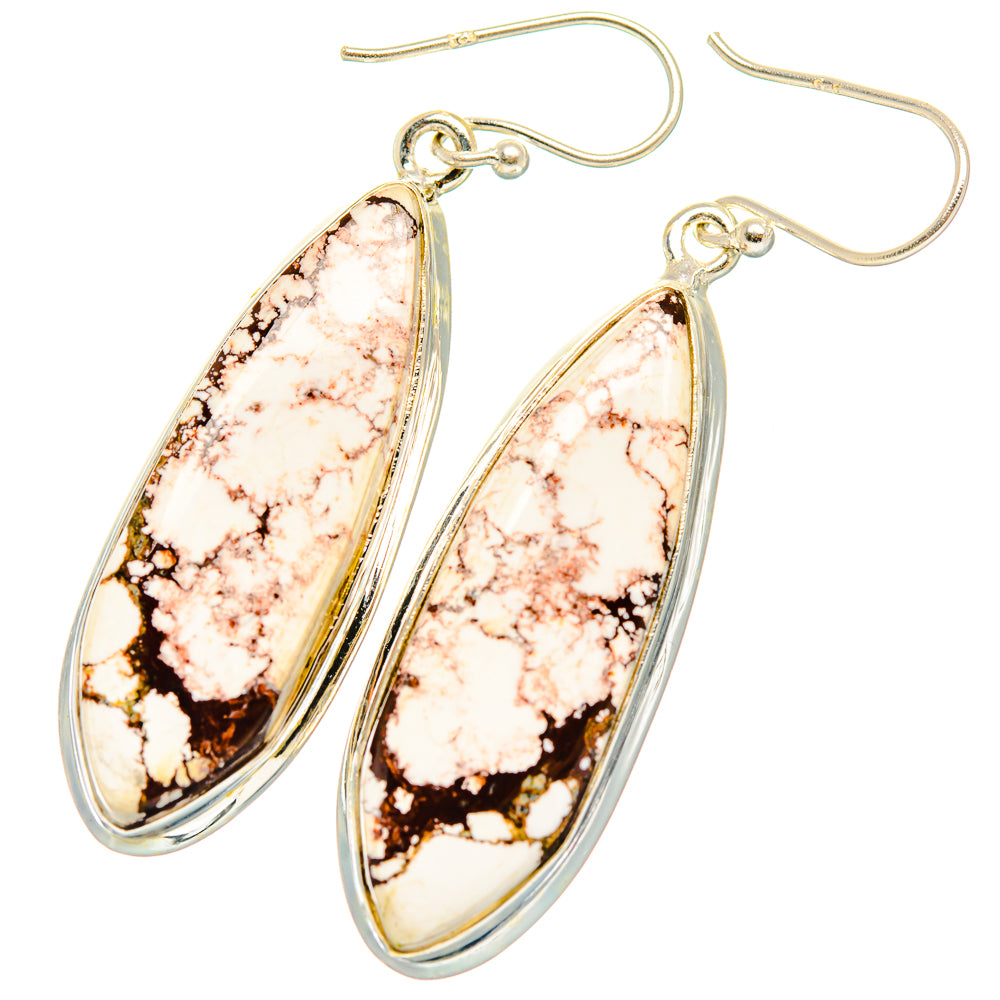 Wild Horse Jasper Earrings handcrafted by Ana Silver Co - EARR426938 - Photo 2