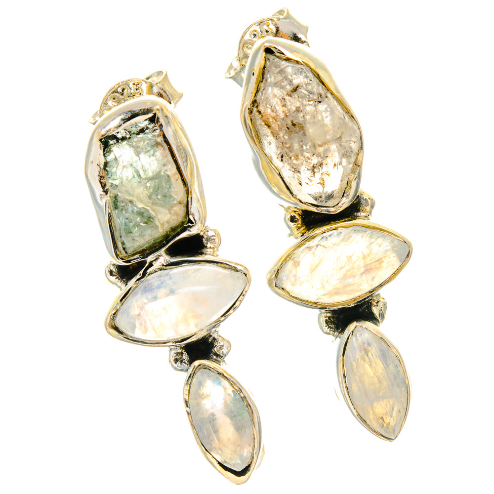 Herkimer Diamond Earrings handcrafted by Ana Silver Co - EARR426949 - Photo 2