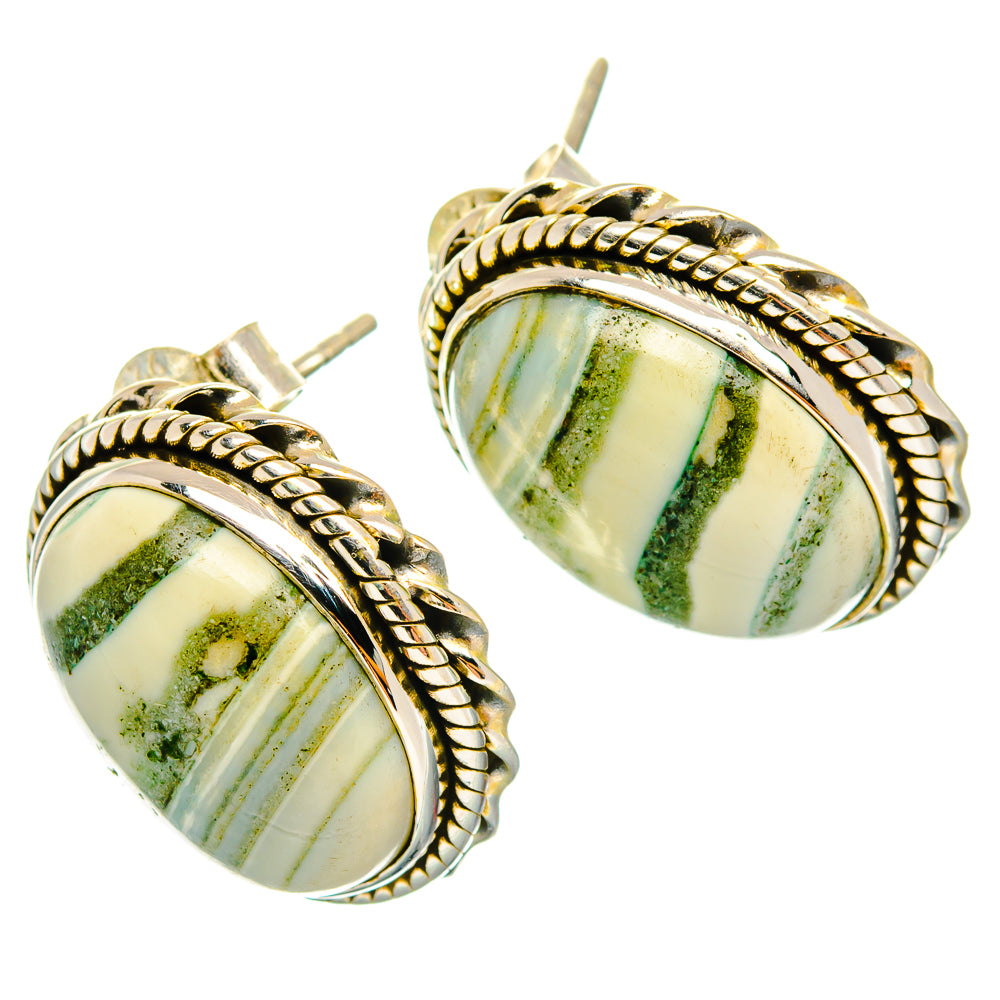 Ocean Jasper Earrings handcrafted by Ana Silver Co - EARR426951 - Photo 2