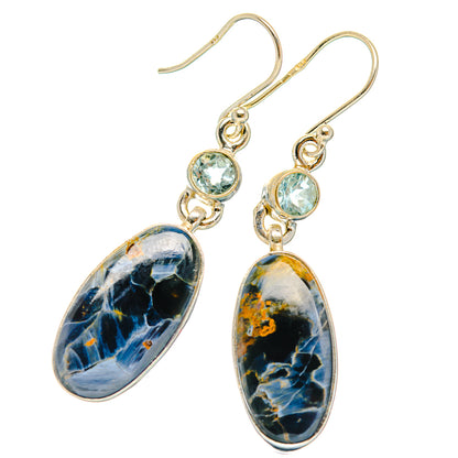 Pietersite Earrings handcrafted by Ana Silver Co - EARR426954 - Photo 2
