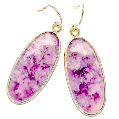 Lepidolite Earrings handcrafted by Ana Silver Co - EARR426957 - Photo 2